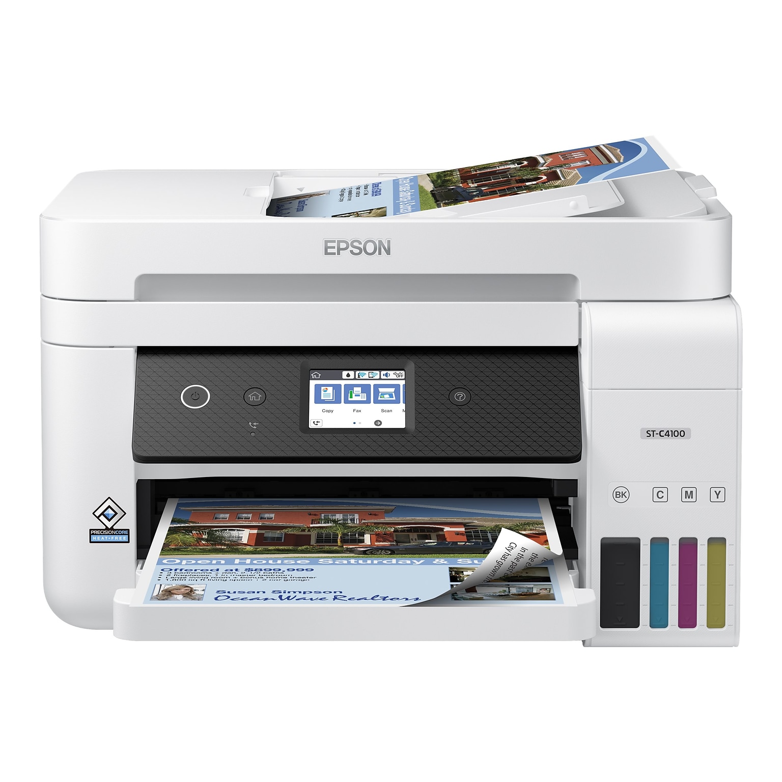 Epson WorkForce ST-C4100 Supertank Color MFP All-in-One Printer C11CJ60203