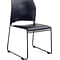 NPS 8700 Series Cafetorium Stack Chair, Black Vinyl Seat/Black Backrest (8710-11-10)