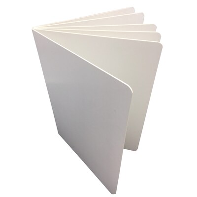 Ashley Productions Blank Chunky Board Book, 6" x 8" Portrait, White, Pack of 6 (ASH10711-6)