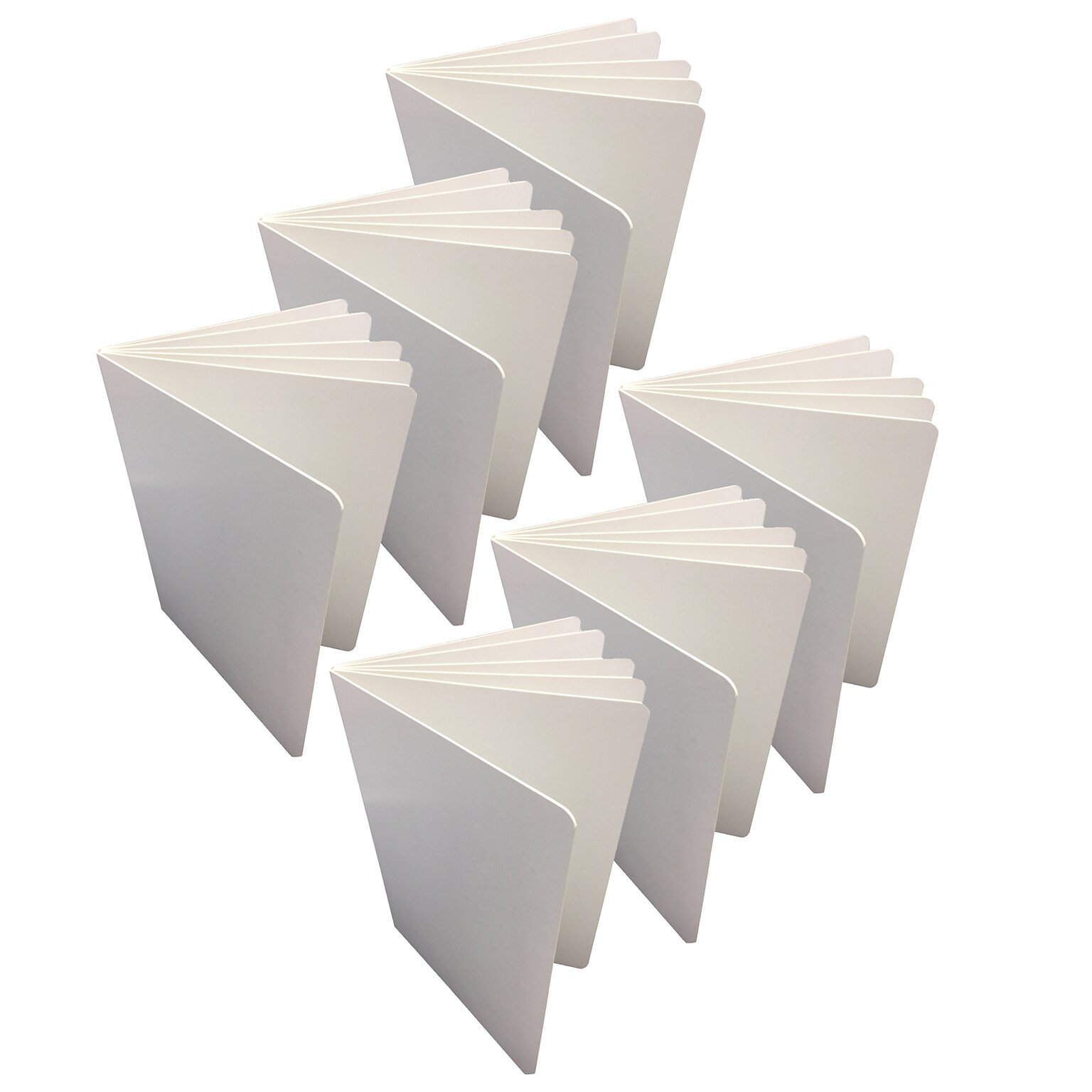 Ashley Productions® Blank Chunky Board Book, 8 x 11 Portrait, White, Pack of 6 (ASH10712-6)