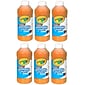 Crayola® Washable Paint, Orange, 16 oz. Bottle, Pack of 6 (BIN201636-6)