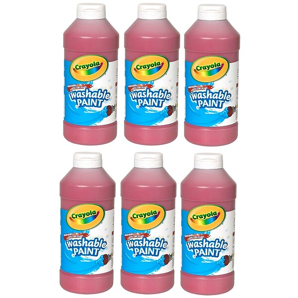 Crayola Washable Fingerpaint - Secondary Colors, Set of 3, 8 oz Bottles