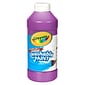 Crayola® Washable Paint, Violet, 16 oz. Bottle, Pack of 6 (BIN201640-6)