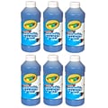 Crayola® Washable Paint, Blue, 16 oz. Bottle, Pack of 6 (BIN201642-6)