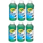 Crayola® Washable Paint, Green, 16 oz. Bottle, Pack of 6 (BIN201644-6)