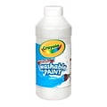 Crayola® Washable Paint, White, 16 oz. Bottle, Pack of 6 (BIN201653-6)