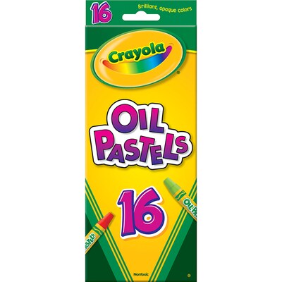 Crayola® Oil Pastels, Assorted Colors, 16 Per Box, 6 Boxes (BIN524616-6)