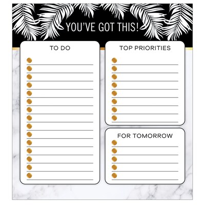 Schoolgirl Style™ Simply Boho Notepad, 5.75" x 6.25", 50 Sheets, You've Got This, Pack of 6 (CD-151104-6)
