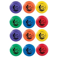 Champion Sports Competition Plastic Disc, 95 Gram, Assorted Colors, Pack of 12 (CHSFD95-12)