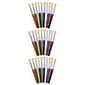 Creativity Street Beginner Paint Brushes, Round Stubby Brushes, 10 Assorted Colors, 7.5" Long, 10 Per Pack, 3 Packs (CK-5183-3)