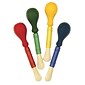 Creativity Street® Beginner Paint Brushes, 5.5" Long Bulb Knob Handles, Assorted Colors, 4 Per Pack, 3 Packs (CK-5186-3)