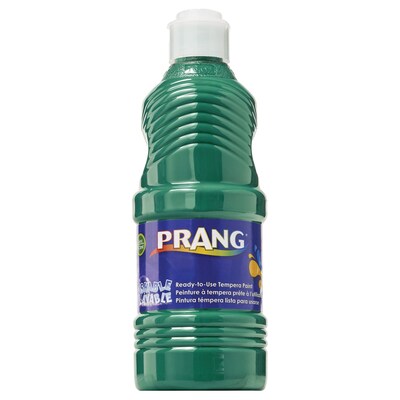 Prang® Washable Tempera Paint, Green, 16 oz. Bottle, Pack of 6 (DIX10704-6)