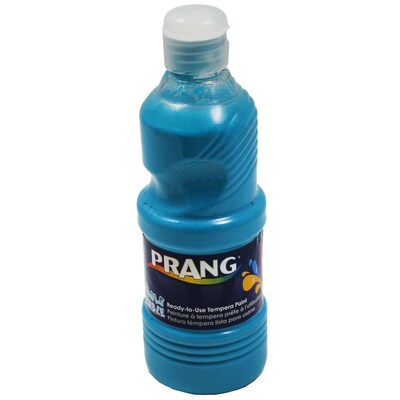 Prang® Washable Tempera Paint, Turquoise, 16 oz. Bottle, Pack of 6 (DIX10712-6)