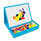 Junior Learning® Rainbow Pattern Blocks, Magnetic, Assorted Colors, 100 Pieces (JRL613)