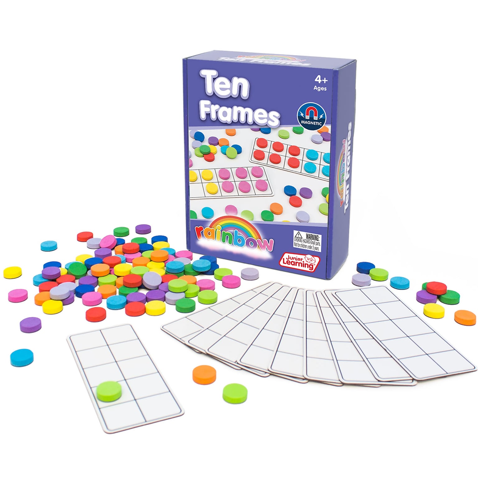 Junior Learning® Rainbow Ten Frames (JRL614)