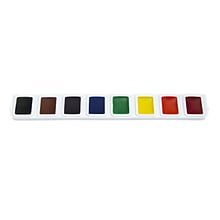 Prang® Half Pan Watercolor Refill Tray, 8 Assorted Colors, 3 Trays (DIX82000)