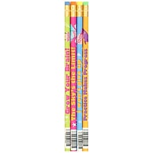 Moon Products Growth Mindset Assortment Pencils, #2 HB Lead, 12 Per Pack, 12 Packs (JRM53216D-12)