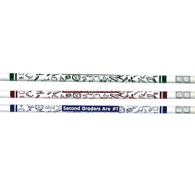 Moon Products Pencils 2nd Graders Are #1, 12 Per Pack, 12 Packs (JRM7862B-12)