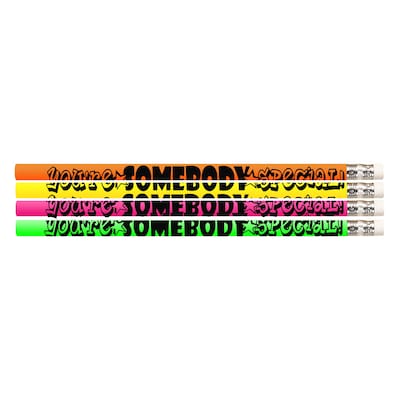 Musgrave Pencil Company Youre Somebody Special Motivational Pencils, #2 Lead, 12 Per Pack, 12 Packs