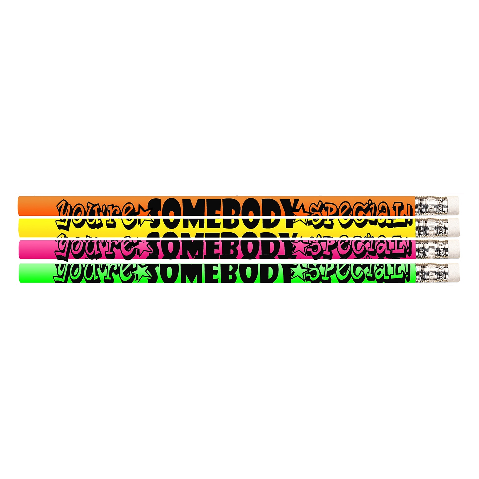 Musgrave Pencil Company Youre Somebody Special Motivational Pencils, #2 Lead, 12 Per Pack, 12 Packs (MUS1524D-12)