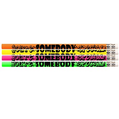 Musgrave Pencil Company You're Somebody Special Motivational Pencils, #2 Lead, 12 Per Pack, 12 Packs (MUS1524D-12)