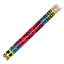 Musgrave Pencil Company Rock The Test Pencils, #2 Lead, 12 Per Pack, 12 Packs (MUS2319D-12)