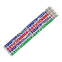 Musgrave Pencil Company 100th Day of School Pencil, 12 Per Pack, 12 Packs (MUS2347D-12)