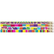 Musgrave Pencil Company Watercolors Motivational/Fun Pencils, 12/Pack, 12 Packs (MUS2396D-12)