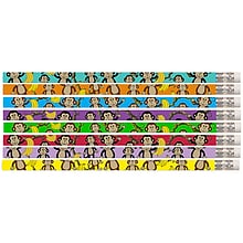 Musgrave Pencil Company Dancin’ Monkey Motivational Pencils, 12/Pack, 12 Packs (MUS2445D-12)