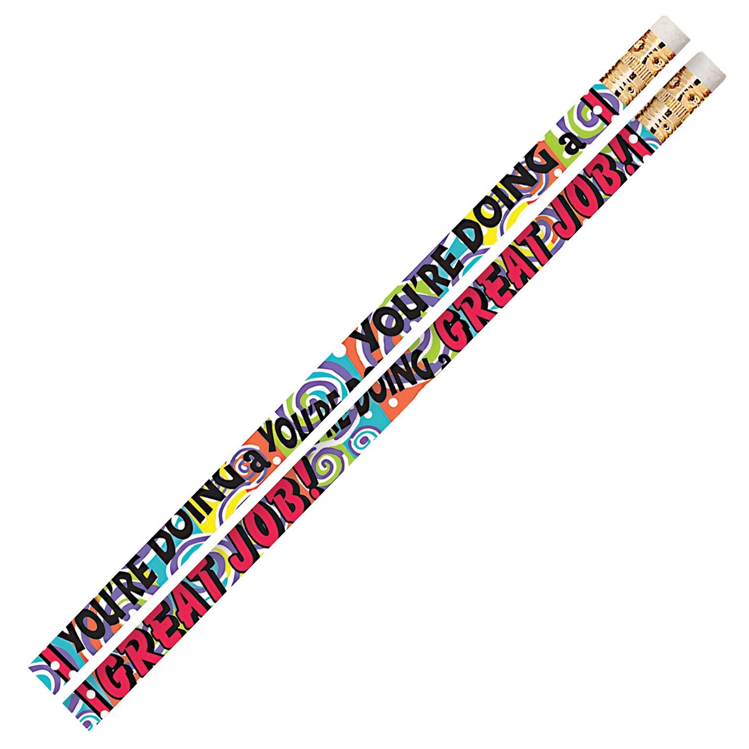 Musgrave Pencil Company You’re Doing A Great Job Motivational Pencils, 12 Per Pack, 12 Packs (MUS2469D-12)