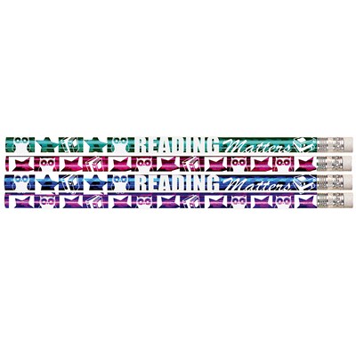 Musgrave Pencil Company Reading Matters Pencils, #2 Lead, 12 Per Pack, 12 Packs (MUS2568D-12)