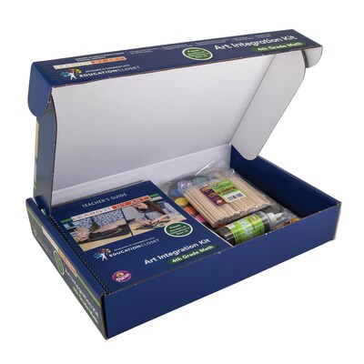 Learn It By Art™ Math Art Integration Kit, Numbers & Operations in Base 10, 4th Grade (PAC1000107)