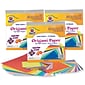 Creativity Street® Origami Paper, Sizes Up To 9.75" x 9.75", Assorted Colors, 55 Sheets Per Pack, 3 Packs (PAC72230-3)