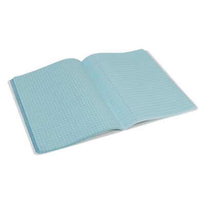 Pacon Composition Notebooks, 9.75" x 7.5", Graph Ruled, 100 Sheets, Blue, 6/Bundle (PACMMK37160-6)