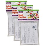 Roylco® 6 Paint Pipettes, Clear, 8 Per Pack, 3 Packs (R-5449-3)