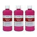 Handy Art Acrylic Paint, 16 oz, Magenta, Pack of 3 (RPC101070-3)