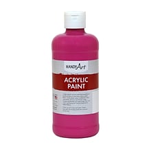Handy Art Acrylic Paint, 16 oz, Magenta, Pack of 3 (RPC101070-3)