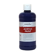 Handy Art Acrylic Paint, 16 oz, Violet, Pack of 3 (RPC101075-3)
