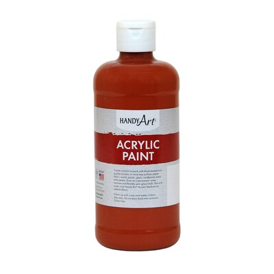 Handy Art® Acrylic Paint, Venetian Red, 16 oz. Bottle, Pack of 3 (RPC101080-3)