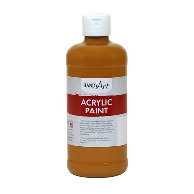 Handy Art Acrylic Paint, 16 oz, Raw Sienna, Pack of 3 (RPC101093-3)