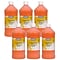 Handy Art Little Masters Tempera Paint, Orange, 32 oz., Pack of 6 (RPC203715-6)