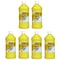 Handy Art Little Masters Washable Tempera Paint, Yellow, 32 oz., Pack of 6 (RPC213710-6)