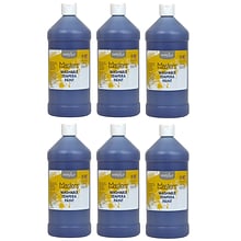 Handy Art Little Masters Washable Tempera Paint, Violet, 32 oz. Bottle, Pack of 6 (RPC213740-6)