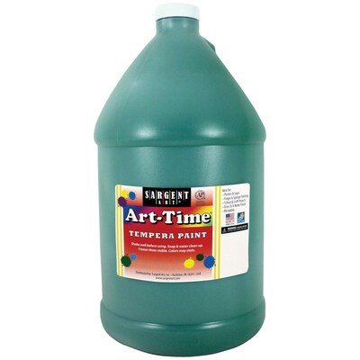 Sargent Art® Art-Time® Tempera Paint, Green, 1 Gallon (SAR176666)