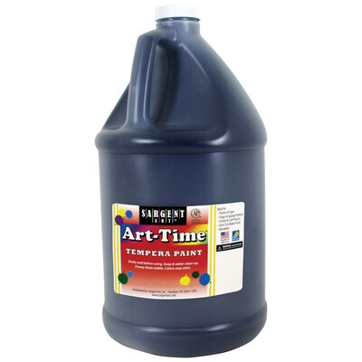 Sargent Art® Art-Time® Tempera Paint, Black, 1 Gallon (SAR176685)