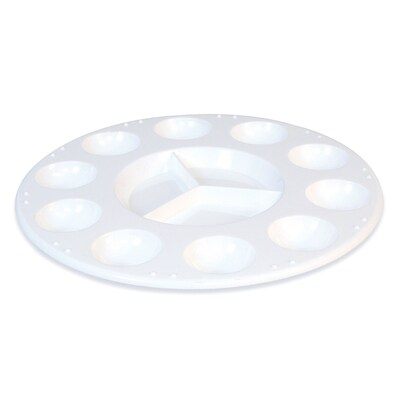 Sargent Art® Palette, 10 Well, White, Pack of 12 (SAR229813-12)