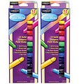 Sargent Art Tempera Paint, Sticks, Assorted Colors, 12 Per Pack, 2 Packs (SAR932112-2)