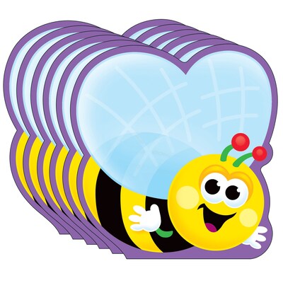 TREND Notepad, 5 x 5, 50 Sheets Per Pad, Bee Shaped, Pack of 6 (T-72002-6)