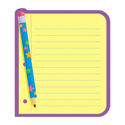 TREND Note Paper Note Pad-Shaped, 50 Sheets Per Pad, Pack of 6 (T-72029-6)