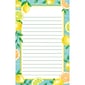 Teacher Created Resources® Note Pad, 5.25 x 8.5, 50 Sheets Per Pad, Lemon Zest, Pack of 6 (TCR8493